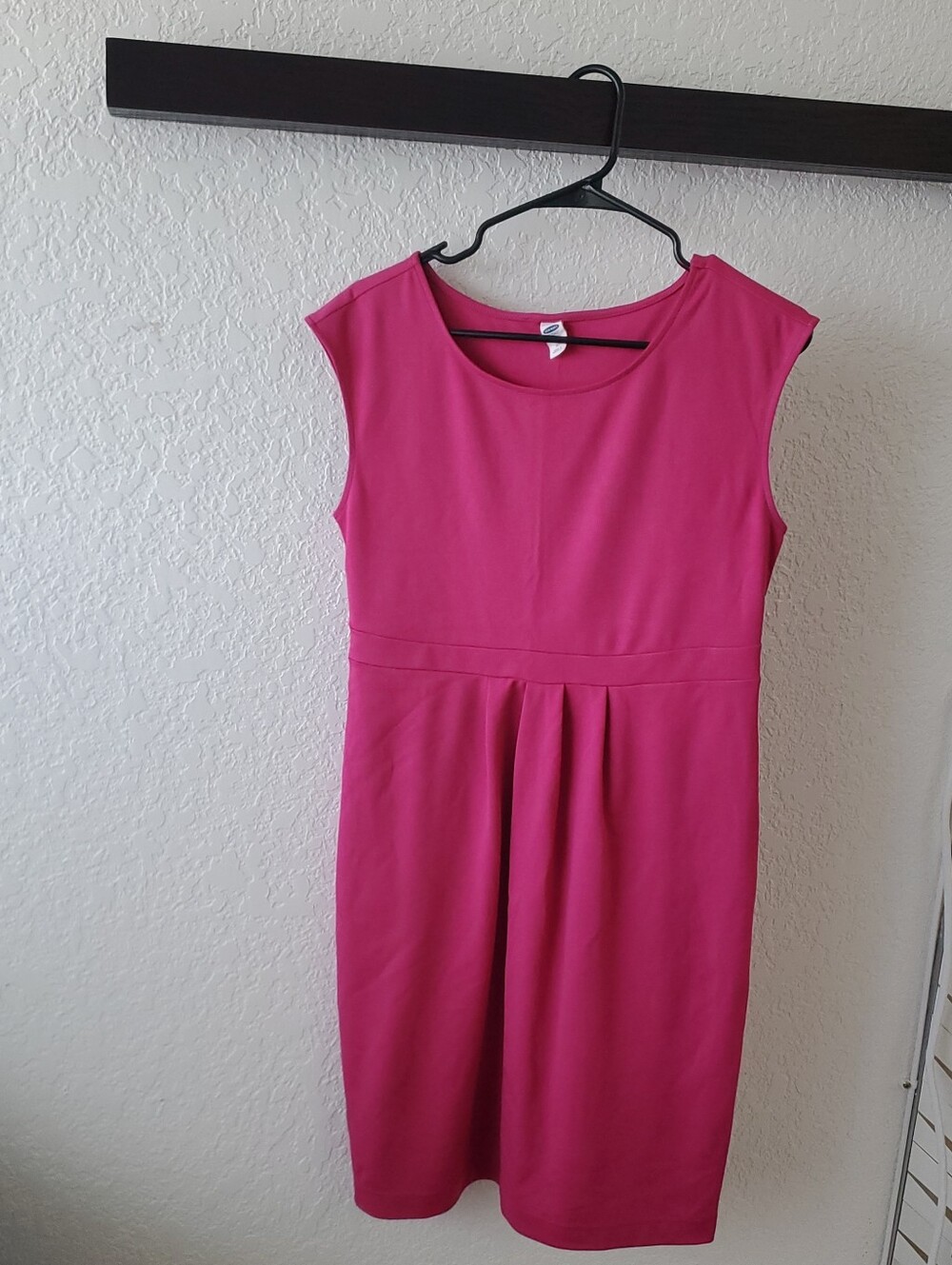 Old Navy Maternity Pink Midi Sheath Dress, Size S